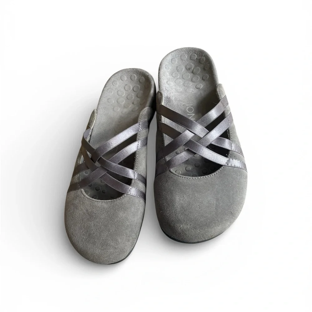 Vionic Claire Suede Slip-On Mule Women’s Size 7 Comfort Orthotic Casual Shoes - Picture 2 of 7